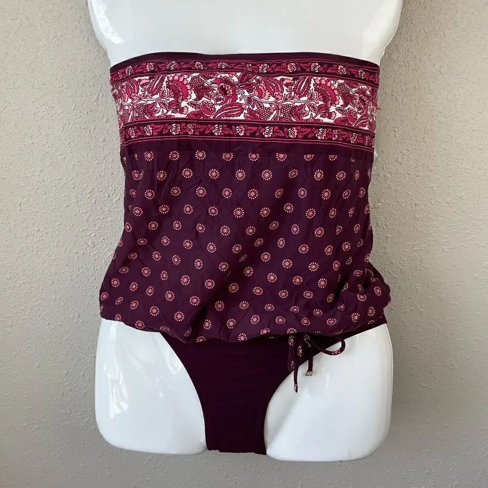 NWT MICHAEL Michael Kors Tankini Top and Matching Bottoms Size S or L